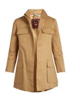 Mafalda Von Hessen Raw-edge Cotton-blend Jacket