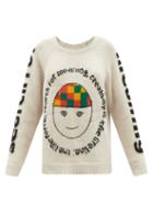 Matchesfashion.com The Elder Statesman - Search For Meaning Cashmere Sweater - Womens - White