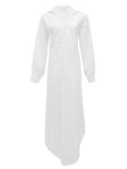 Matchesfashion.com White Story - Helena Cotton Maxi Shirt Dress - Womens - White