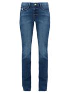 Matchesfashion.com Frame - Le Mini Bootcut Jeans - Womens - Denim