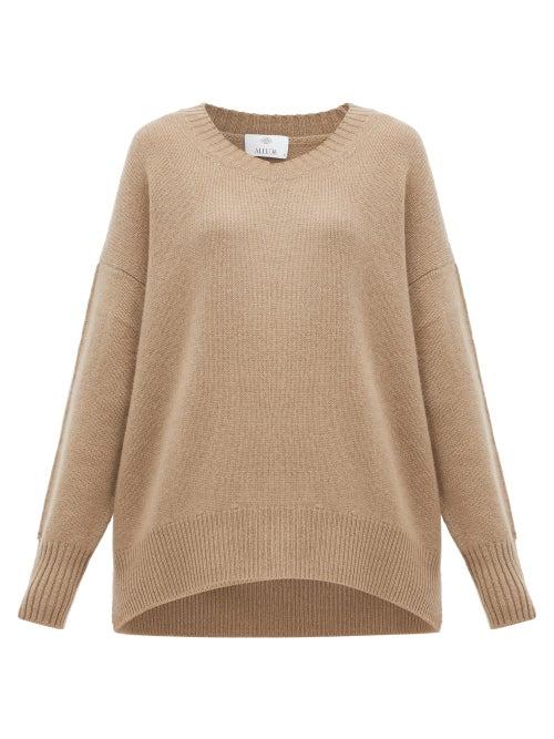 Matchesfashion.com Allude - Cashmere Sweater - Womens - Brown