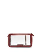 Anya Hindmarch Inflight Leather-trimmed Wash Bag