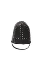 Matchesfashion.com Loewe - Studded Leather Driving Hat - Mens - Black