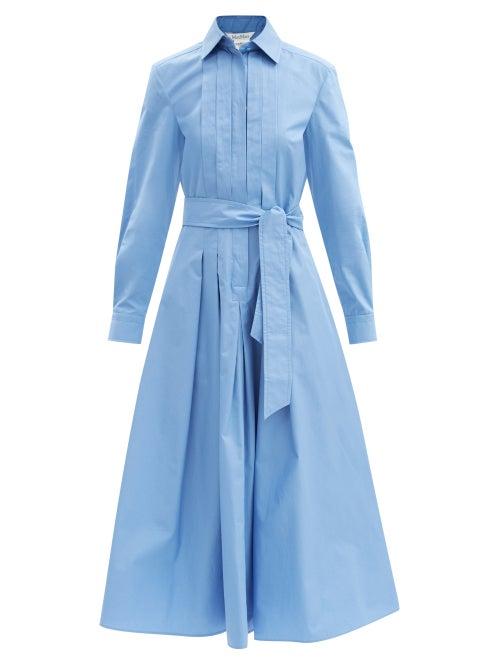 Max Mara - Hangar Shirt Dress - Womens - Light Blue