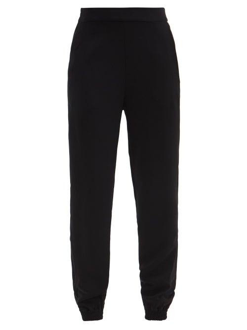 Asceno - Moscow Crepe Trousers - Womens - Black