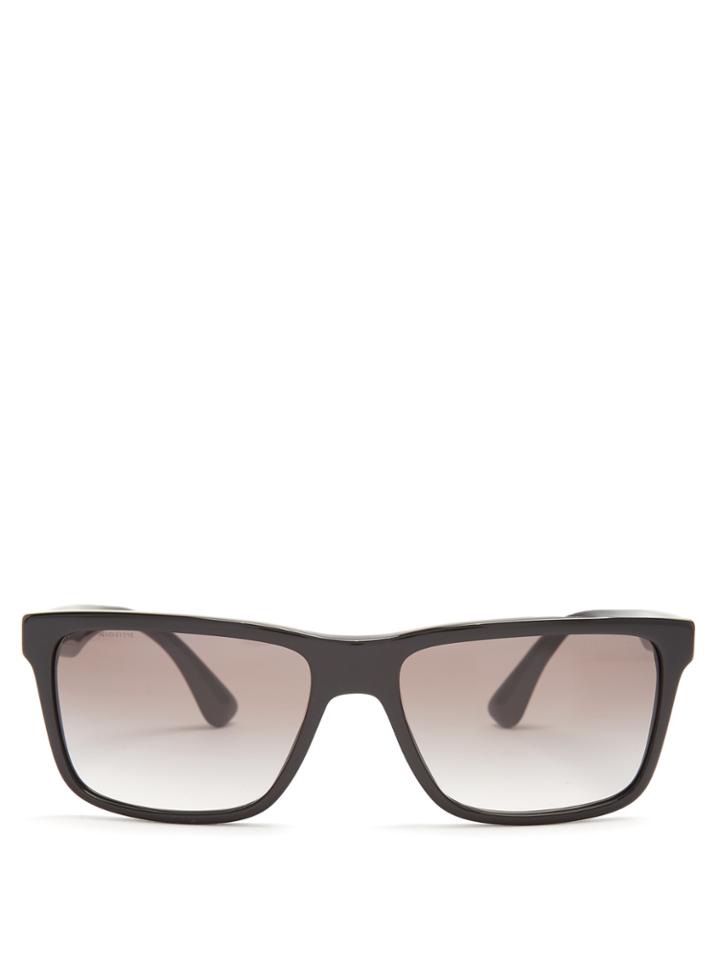 Prada Rectangle-frame Acetate Sunglasses