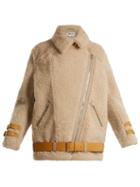 Matchesfashion.com Acne Studios - Velocite Shearling Jacket - Womens - Cream