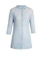 Gabriela Hearst Rosaleen Cashmere And Silk-blend Polo Shirt