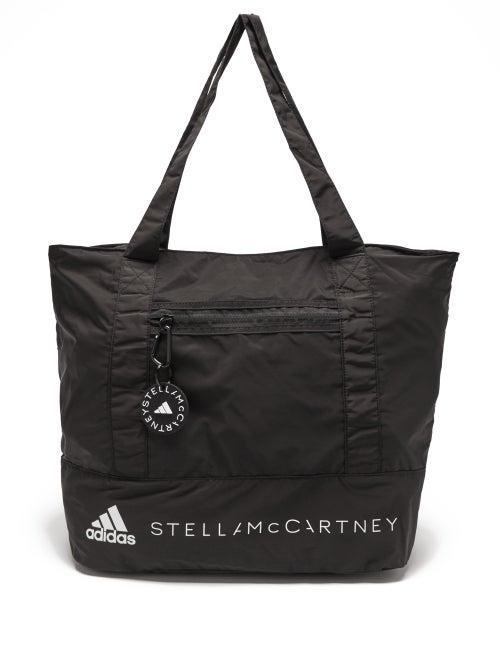 Adidas By Stella Mccartney - Asmc Recycled Fibre-blend Tote Bag - Womens - Black Multi