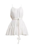 Rhode Resort Nala Frill Tie-waist Cotton Dress