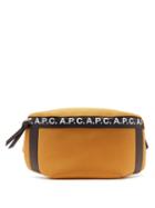 Matchesfashion.com A.p.c. - Saville Logo-stripe Canvas Cross-body Bag - Mens - Beige