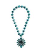 Matchesfashion.com Prada - Rose Pendant Necklace - Womens - Blue