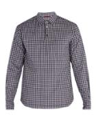 Matchesfashion.com Barena Venezia - Checked Cotton Shirt - Mens - Blue Multi