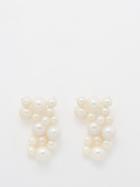 Completedworks - Freshwater Pearl & 14kt Gold-plated Earrings - Womens - Pearl