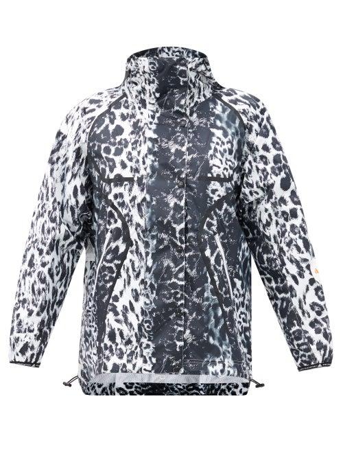 Matchesfashion.com Adidas By Stella Mccartney - Truepurpose Animal-print Hooded Jacket - Womens - Animal