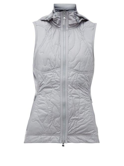 Matchesfashion.com Adidas By Stella Mccartney - Run Technical Shell Gilet - Womens - Grey