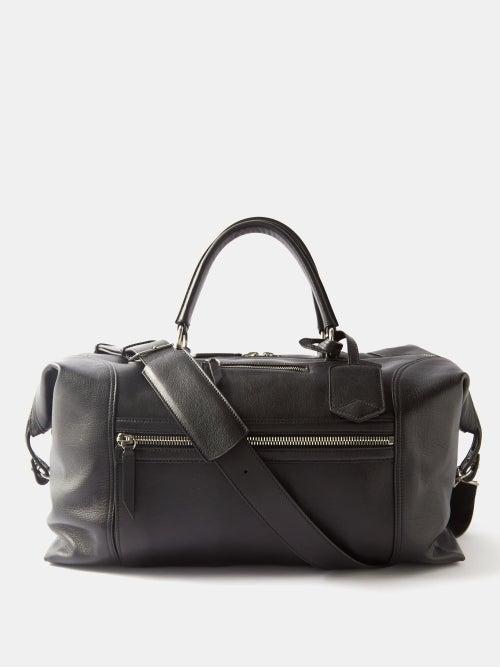 Mtier - Vagabond Leather Duffle Bag - Mens - Black