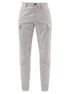 Brunello Cucinelli - Straight-leg Virgin-wool Twill Cargo Trousers - Mens - Grey