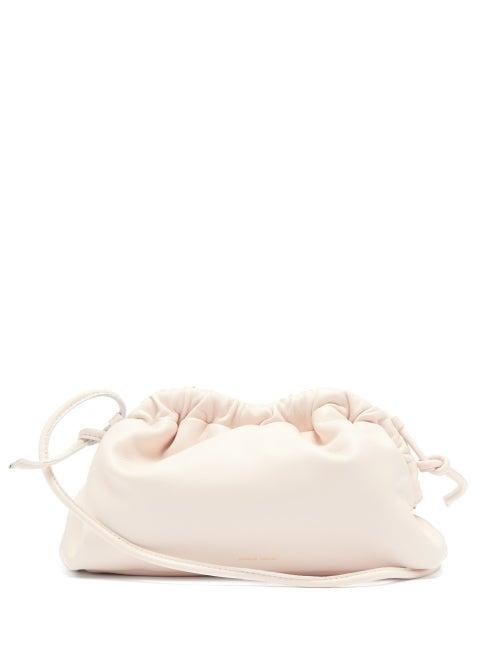 Matchesfashion.com Mansur Gavriel - Cloud Mini Leather Cross-body Bag - Womens - White