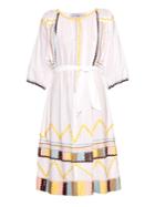 Easton Pearson Take Away Pasouale Ribbon-trimmed Cotton Dress