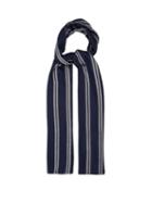 Matchesfashion.com Denis Colomb - Georgia Striped Silk Scarf - Mens - Blue
