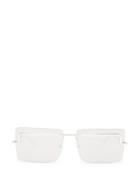 Matchesfashion.com Le Specs - X Adam Selman International Metal Sunglasses - Womens - Silver