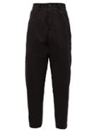 Matchesfashion.com Stone Island Shadow Project - Enzyme-treated Stretch-cotton Trousers - Mens - Black