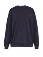 Matchesfashion.com Acne Studios - Forba Nuolja Printed Cotton Sweatshirt - Mens - Navy