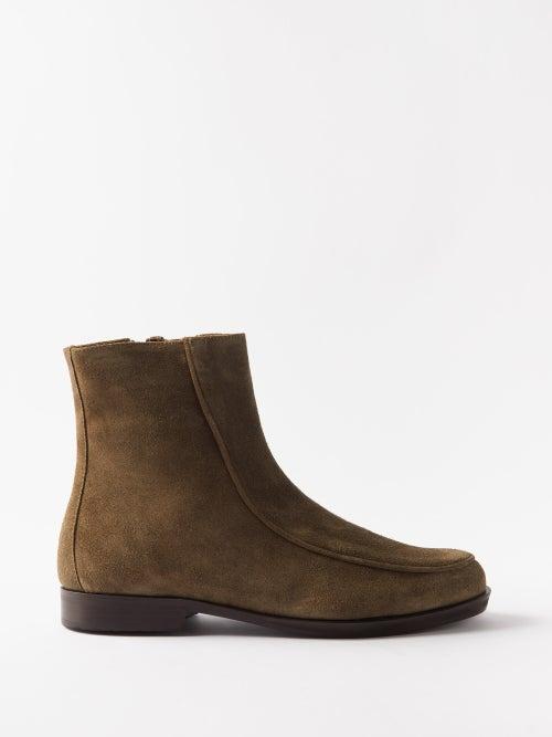 Jacques Solovire - Pierrot Suede Boots - Mens - Beige