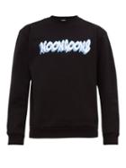 Matchesfashion.com Noon Goons - Logo Print Cotton Jersey Sweatshirt - Mens - Black