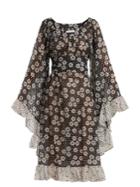 Lisa Marie Fernandez Anita Polka-dot And Daisies-print Dress
