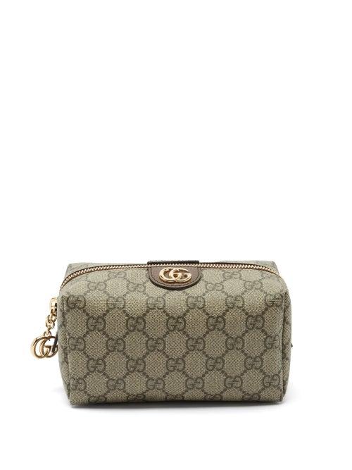 Gucci - Ophidia Gg-monogram Canvas Make-up Bag - Womens - Beige Multi