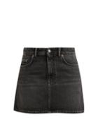 Matchesfashion.com Acne Studios - Caitlyn Denim Mini Skirt - Womens - Black