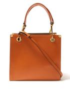 Matchesfashion.com Marni - Grip Leather Cross Body Bag - Womens - Tan