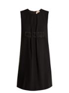 No. 21 Crystal-embellished Crepe Shift Dress