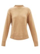 Jil Sander - Oversized Cashmere-blend Sweater - Womens - Camel