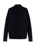 Marni Roll-neck Contrast-cuff Cashmere Sweater