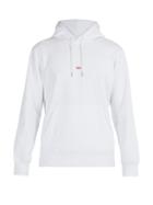 Matchesfashion.com Helmut Lang - Taxi Print Hooded Cotton Sweatshirt - Mens - White