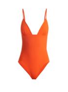 Matchesfashion.com Mara Hoffman - Virginia Swimsuit - Womens - Orange