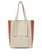 Matchesfashion.com Lutz Morris - Seveny Grained-leather Tote Bag - Womens - Cream Multi