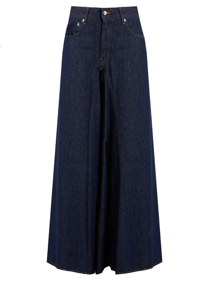 Mm6 By Maison Margiela Mid-rise Wide-leg Jeans