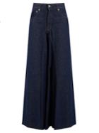 Mm6 By Maison Margiela Mid-rise Wide-leg Jeans