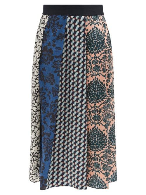 Ladies Rtw Weekend Max Mara - Bobby Skirt - Womens - Blue Multi