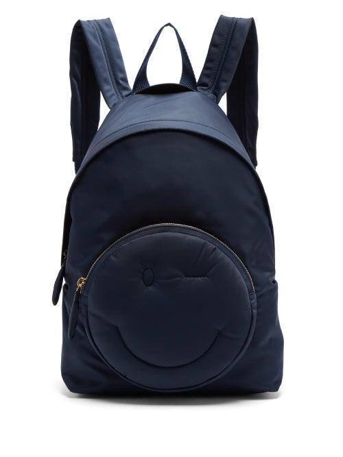 Matchesfashion.com Anya Hindmarch - Chubby Wink Backpack - Womens - Navy