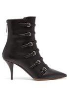 Tabitha Simmons Dash Buckled Leather Boots