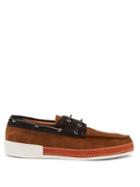 Matchesfashion.com Etro - Panelled Suede Deck Shoes - Mens - Tan