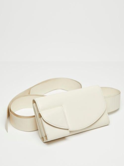 The Row - Horizontal Leather Belt Bag - Womens - White