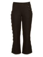 Proenza Schouler Button-down Leg Tweed Trousers