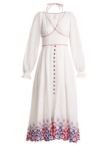 Gül Hürgel Embroidered Linen Dress