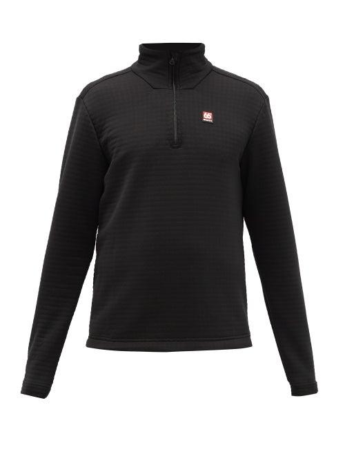 Matchesfashion.com 66north - Tangi Half-zip Padded Technical-jersey Sweater - Mens - Black